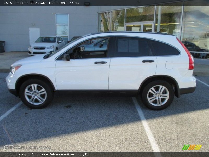 Taffeta White / Gray 2010 Honda CR-V EX AWD