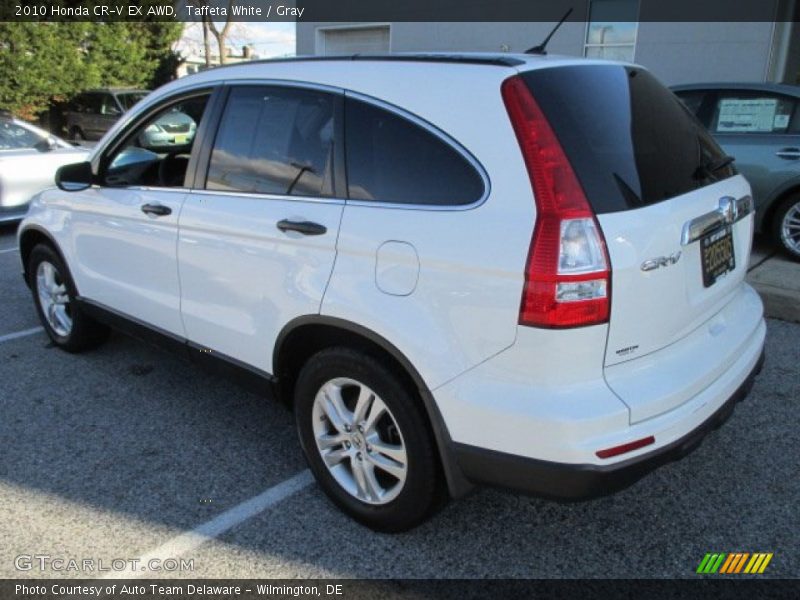 Taffeta White / Gray 2010 Honda CR-V EX AWD