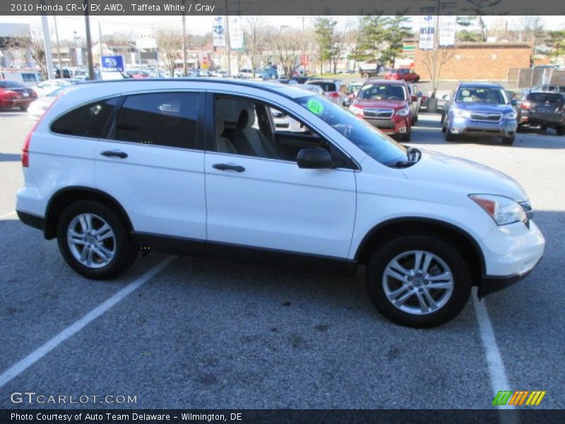 Taffeta White / Gray 2010 Honda CR-V EX AWD