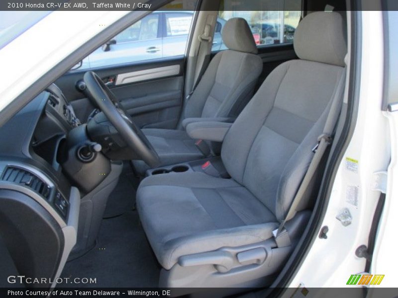 Taffeta White / Gray 2010 Honda CR-V EX AWD