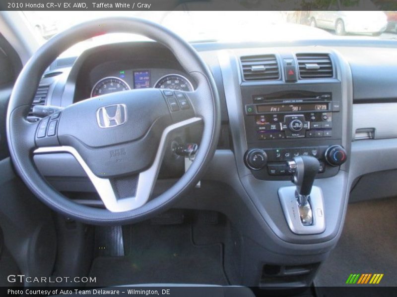 Taffeta White / Gray 2010 Honda CR-V EX AWD