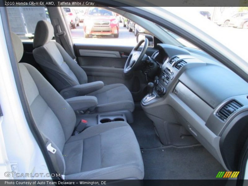 Taffeta White / Gray 2010 Honda CR-V EX AWD