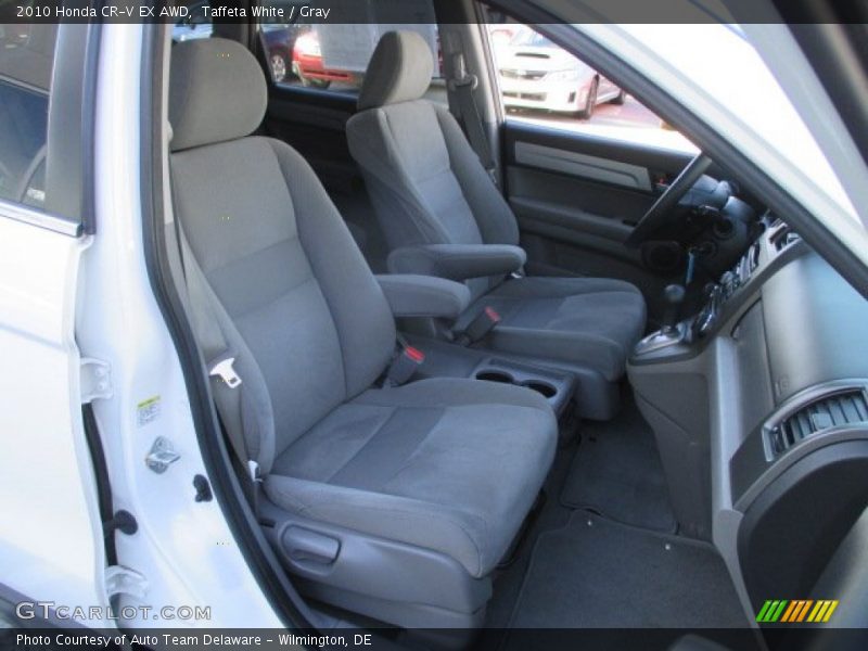 Taffeta White / Gray 2010 Honda CR-V EX AWD