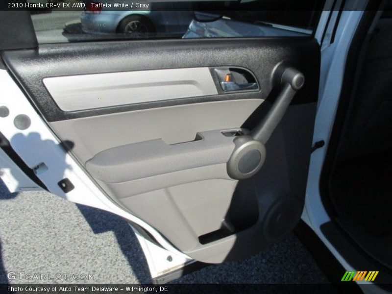 Taffeta White / Gray 2010 Honda CR-V EX AWD