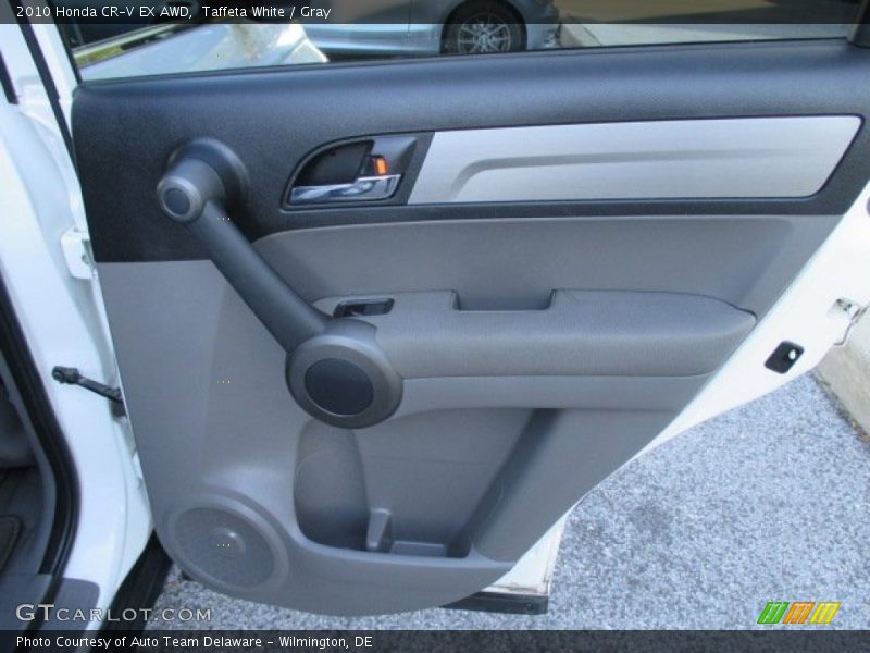 Taffeta White / Gray 2010 Honda CR-V EX AWD