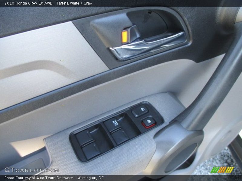 Taffeta White / Gray 2010 Honda CR-V EX AWD