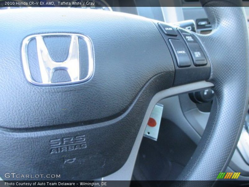 Taffeta White / Gray 2010 Honda CR-V EX AWD