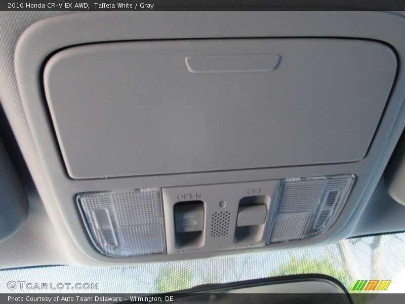 Taffeta White / Gray 2010 Honda CR-V EX AWD