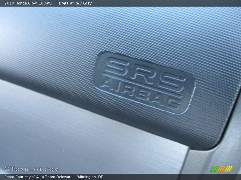 Taffeta White / Gray 2010 Honda CR-V EX AWD