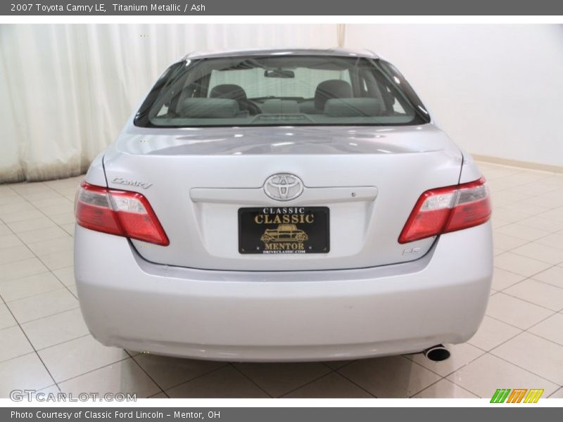Titanium Metallic / Ash 2007 Toyota Camry LE