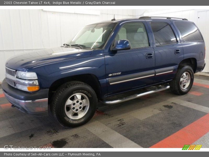 Indigo Blue Metallic / Gray/Dark Charcoal 2003 Chevrolet Tahoe LT 4x4