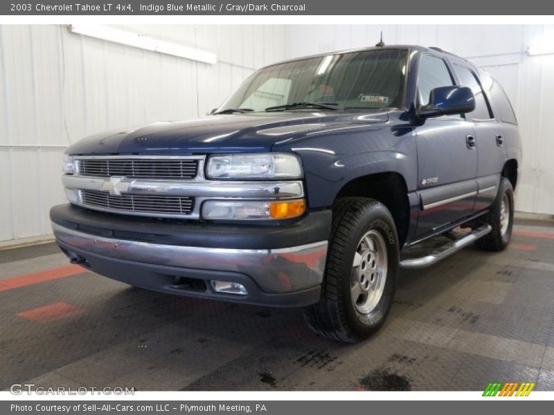Indigo Blue Metallic / Gray/Dark Charcoal 2003 Chevrolet Tahoe LT 4x4