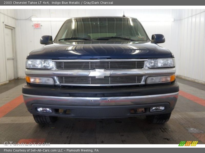 Indigo Blue Metallic / Gray/Dark Charcoal 2003 Chevrolet Tahoe LT 4x4