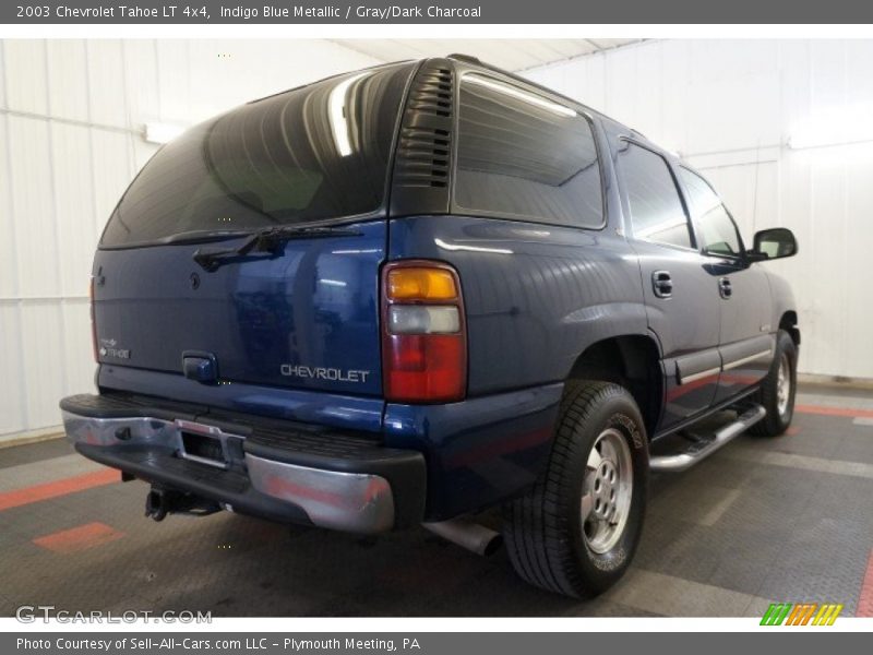 Indigo Blue Metallic / Gray/Dark Charcoal 2003 Chevrolet Tahoe LT 4x4