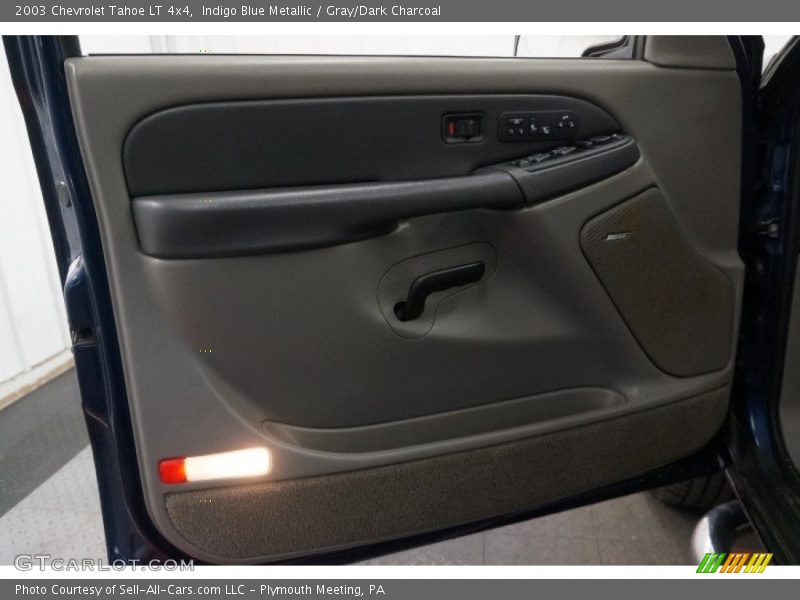 Indigo Blue Metallic / Gray/Dark Charcoal 2003 Chevrolet Tahoe LT 4x4
