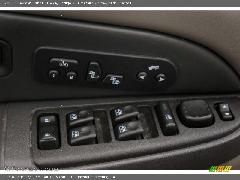 Indigo Blue Metallic / Gray/Dark Charcoal 2003 Chevrolet Tahoe LT 4x4