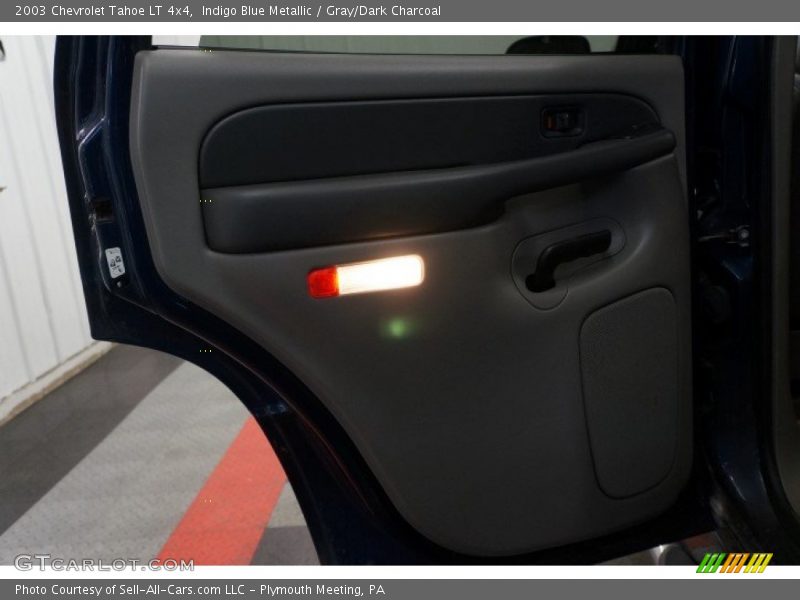 Indigo Blue Metallic / Gray/Dark Charcoal 2003 Chevrolet Tahoe LT 4x4