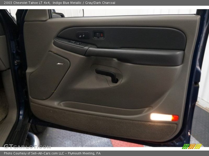 Indigo Blue Metallic / Gray/Dark Charcoal 2003 Chevrolet Tahoe LT 4x4