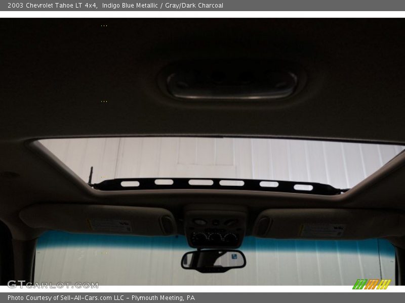 Indigo Blue Metallic / Gray/Dark Charcoal 2003 Chevrolet Tahoe LT 4x4