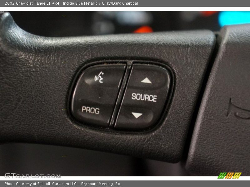 Indigo Blue Metallic / Gray/Dark Charcoal 2003 Chevrolet Tahoe LT 4x4