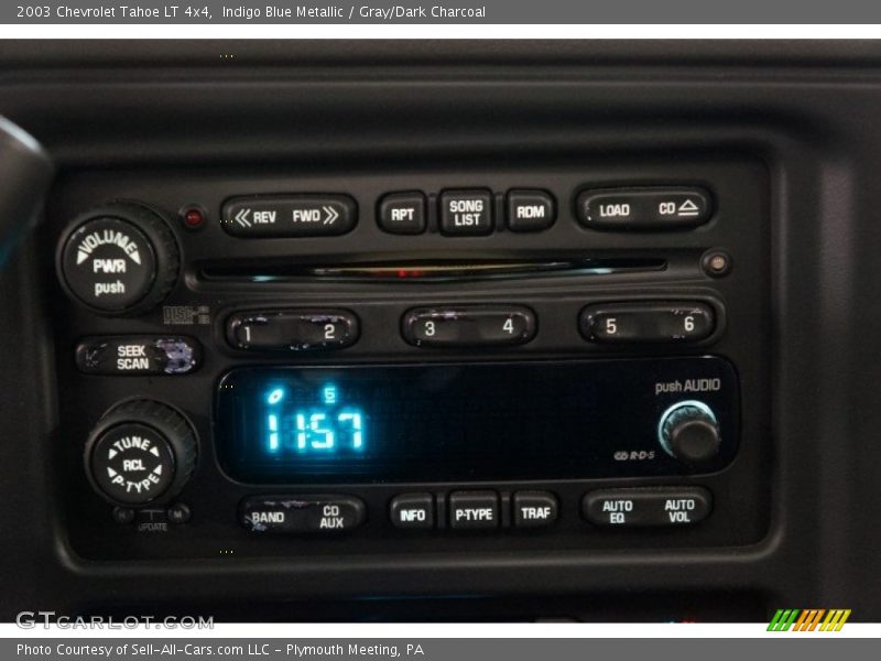 Indigo Blue Metallic / Gray/Dark Charcoal 2003 Chevrolet Tahoe LT 4x4