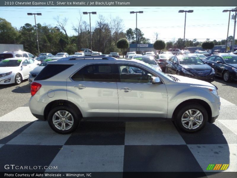 Silver Ice Metallic / Jet Black/Light Titanium 2010 Chevrolet Equinox LTZ