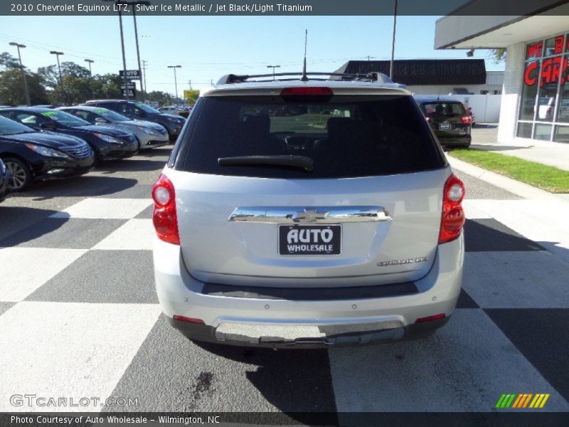Silver Ice Metallic / Jet Black/Light Titanium 2010 Chevrolet Equinox LTZ
