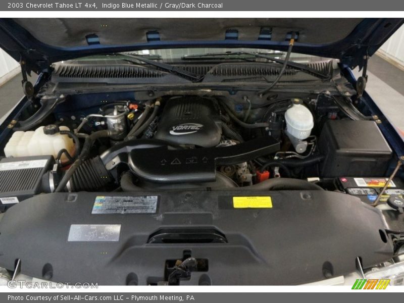 Indigo Blue Metallic / Gray/Dark Charcoal 2003 Chevrolet Tahoe LT 4x4