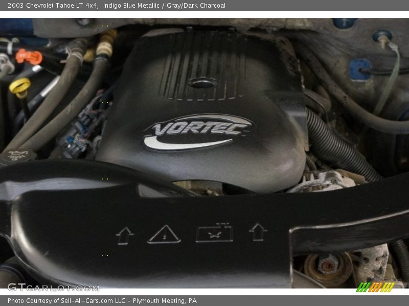 Indigo Blue Metallic / Gray/Dark Charcoal 2003 Chevrolet Tahoe LT 4x4