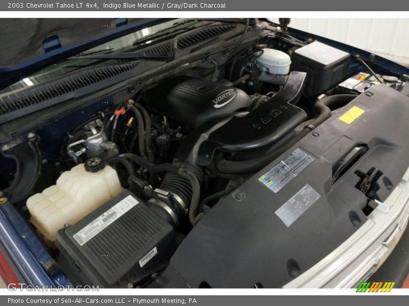 Indigo Blue Metallic / Gray/Dark Charcoal 2003 Chevrolet Tahoe LT 4x4
