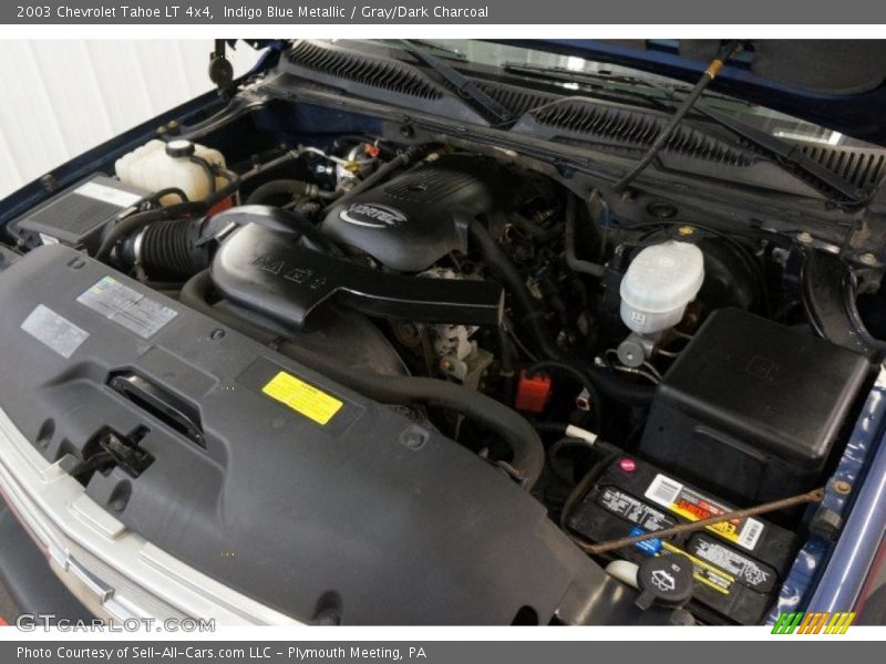 Indigo Blue Metallic / Gray/Dark Charcoal 2003 Chevrolet Tahoe LT 4x4