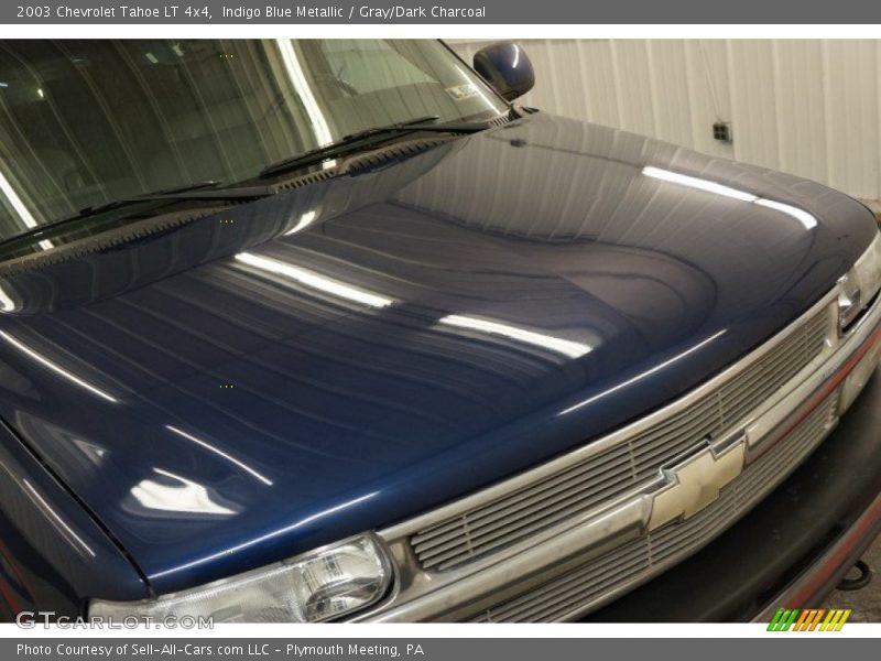 Indigo Blue Metallic / Gray/Dark Charcoal 2003 Chevrolet Tahoe LT 4x4