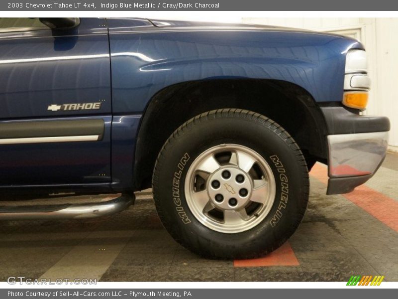 Indigo Blue Metallic / Gray/Dark Charcoal 2003 Chevrolet Tahoe LT 4x4