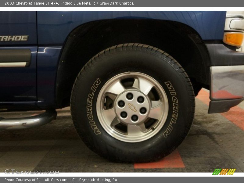 Indigo Blue Metallic / Gray/Dark Charcoal 2003 Chevrolet Tahoe LT 4x4