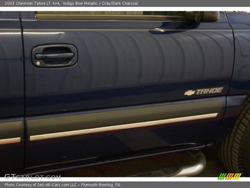 Indigo Blue Metallic / Gray/Dark Charcoal 2003 Chevrolet Tahoe LT 4x4