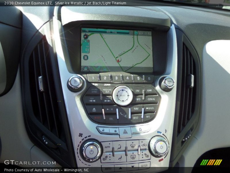 Silver Ice Metallic / Jet Black/Light Titanium 2010 Chevrolet Equinox LTZ