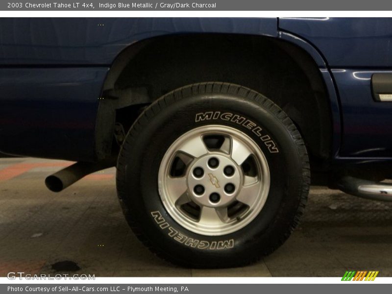 Indigo Blue Metallic / Gray/Dark Charcoal 2003 Chevrolet Tahoe LT 4x4