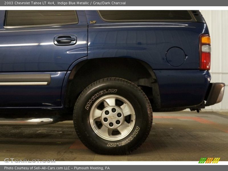 Indigo Blue Metallic / Gray/Dark Charcoal 2003 Chevrolet Tahoe LT 4x4