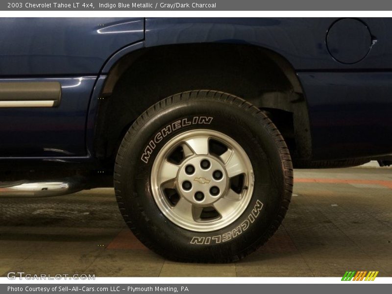 Indigo Blue Metallic / Gray/Dark Charcoal 2003 Chevrolet Tahoe LT 4x4