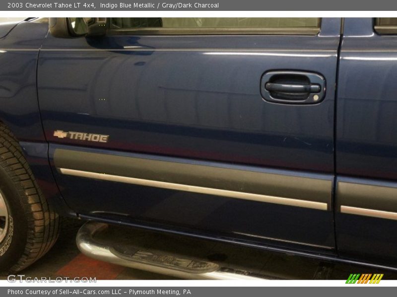 Indigo Blue Metallic / Gray/Dark Charcoal 2003 Chevrolet Tahoe LT 4x4