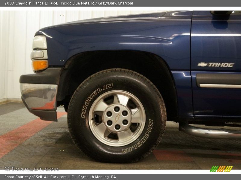 Indigo Blue Metallic / Gray/Dark Charcoal 2003 Chevrolet Tahoe LT 4x4