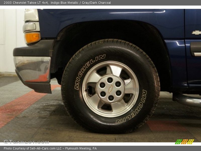 Indigo Blue Metallic / Gray/Dark Charcoal 2003 Chevrolet Tahoe LT 4x4
