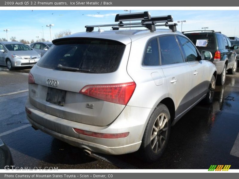Ice Silver Metallic / Black 2009 Audi Q5 3.2 Premium quattro