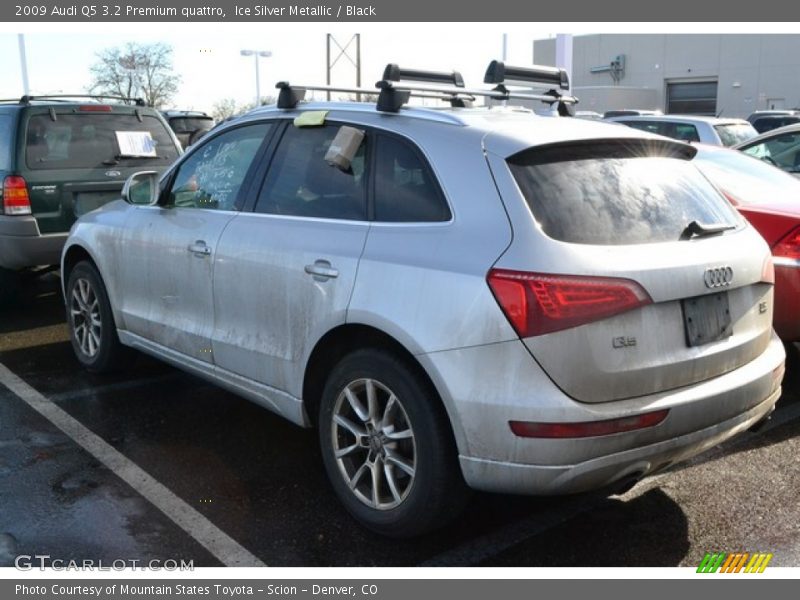 Ice Silver Metallic / Black 2009 Audi Q5 3.2 Premium quattro