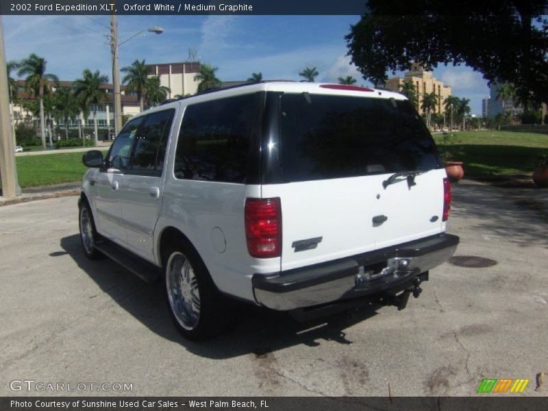 Oxford White / Medium Graphite 2002 Ford Expedition XLT