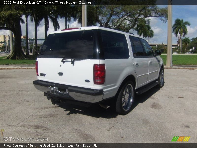 Oxford White / Medium Graphite 2002 Ford Expedition XLT