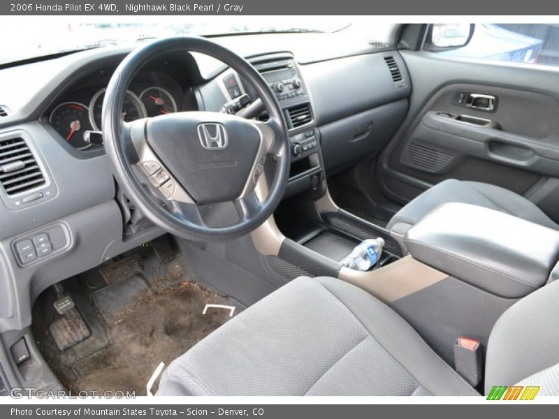 Nighthawk Black Pearl / Gray 2006 Honda Pilot EX 4WD