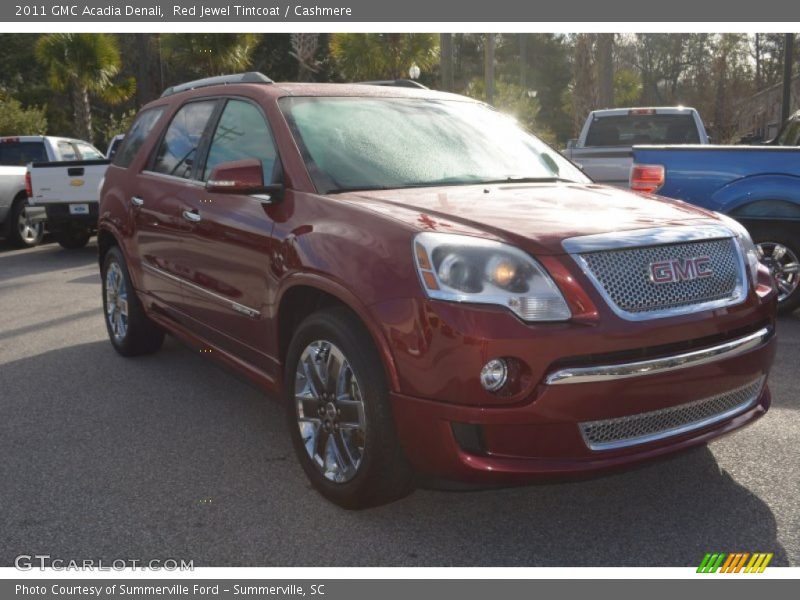 Red Jewel Tintcoat / Cashmere 2011 GMC Acadia Denali