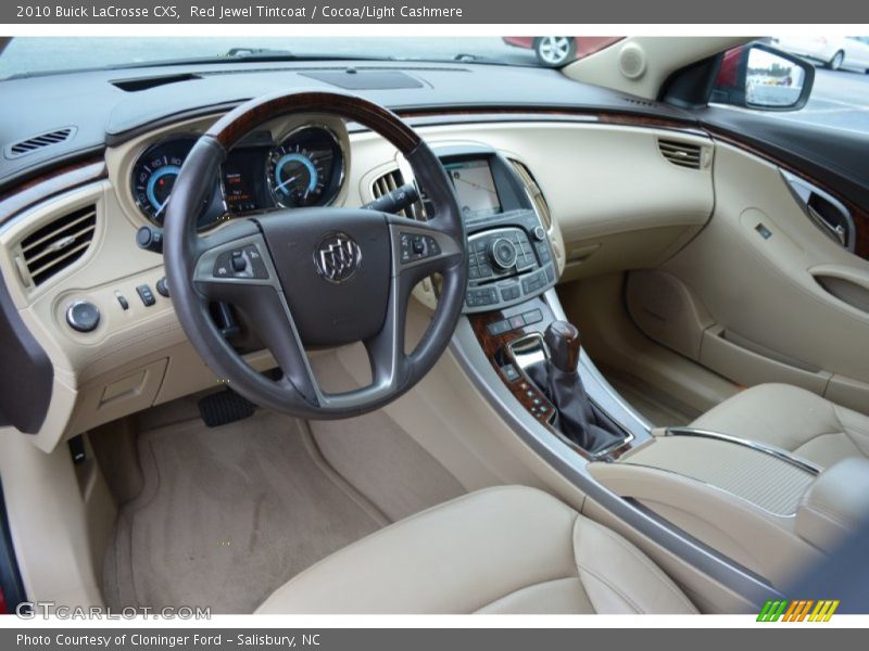 Cocoa/Light Cashmere Interior - 2010 LaCrosse CXS 