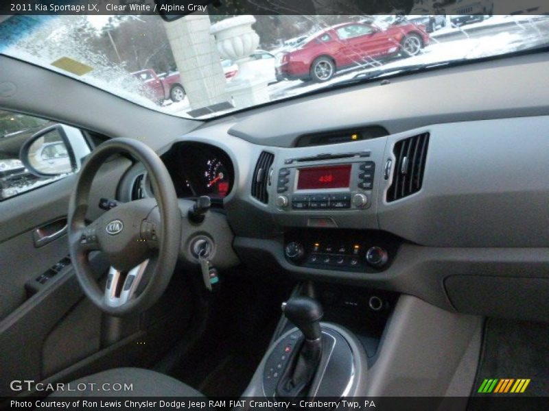 Clear White / Alpine Gray 2011 Kia Sportage LX